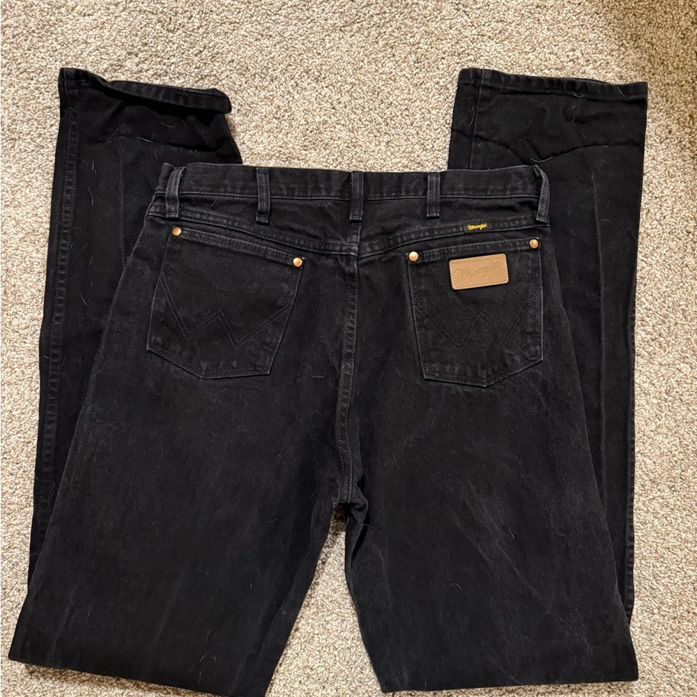 Wrangler Black Relaxed Jeans Classic Style